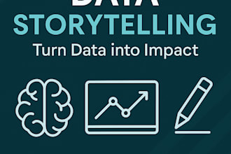 create a data storytelling notebook or blog with visuals