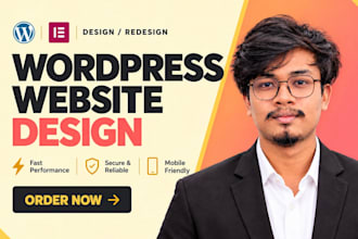 design a professional responsive wordpress website