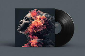 design music album cover , single or mixtape artwork