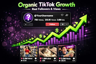 do organic tiktok promotion for real followers and viral growth