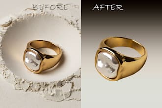 clean product photos and remove background in photoshop