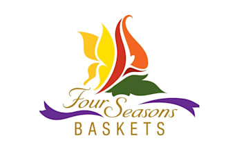 design perfect four seasons baskets logo