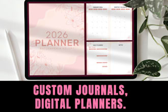 design custom journals and digital planners