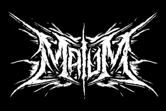 create death metal, black metal, and brutal death metal logo