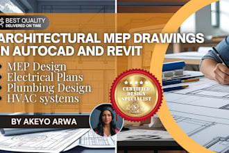 design architectural mep drawings in autocad and revit