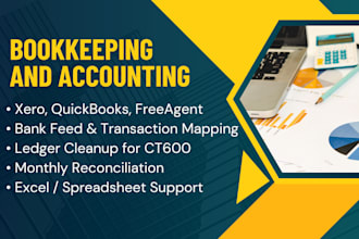 do bookkeeping and file UK vat return