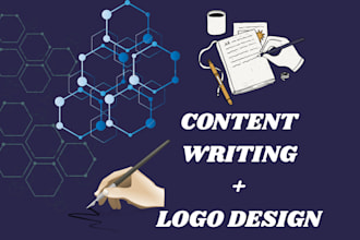 offer content writing expertise and logo design