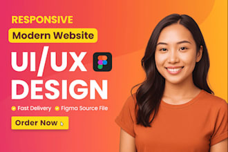 do figma design, figma website design, website UI and UX