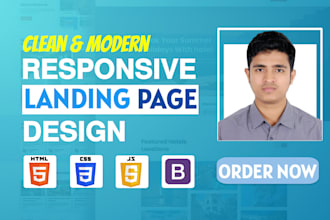 responsive landing page design