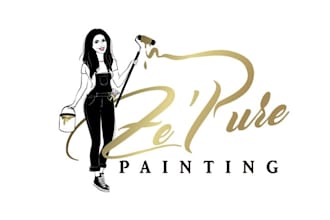 design aesthetics painting company logo
