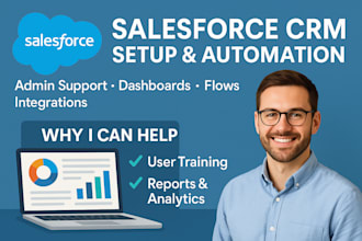 be your expert salesforce consultant for CRM setup and automation