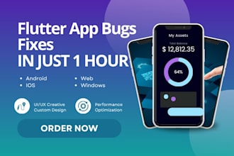 fix flutter app bugs, flutter bugs, flutter fixes, UI bugs