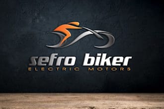 design original landscaping bike logo