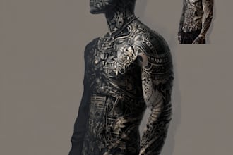 create minimalist or geometric tattoo designs