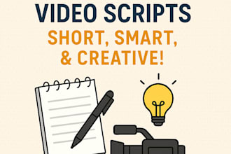 write viral short video scripts for reals, tiktok or youtube