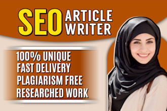 do seo friendly article and blog post, content writing services
