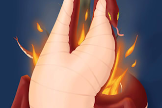 draw a custom illustration for you