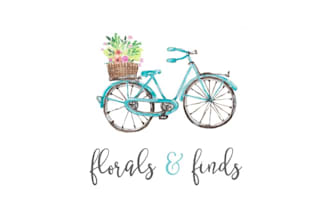 design beautiful classic flowers logo