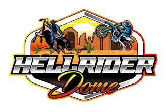 design gorgeous hellrider logo