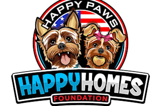 design professional paws logo