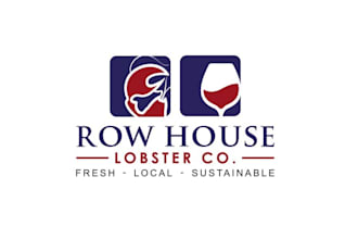 design modern new lobster wine bar logo