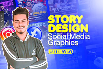 design attractive instagram and facebook story ads