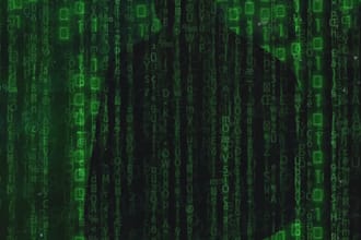 create glitch and cyberpunk hacker wallpaper