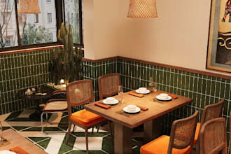 redesign minimalist cafe,coffee bar render,takeaway bakery,dining layout eatery