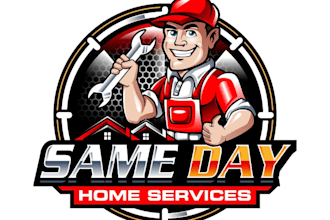 design modern home service logo