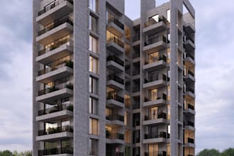 do 3d modelling and render your apartment project
