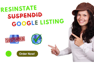 gmb reinstate  and fix  google my business or gbp and maps suspension fast