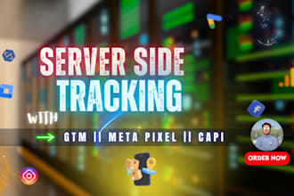 be server side tracking operator via GTM and facebook capi, web analytics, ga4