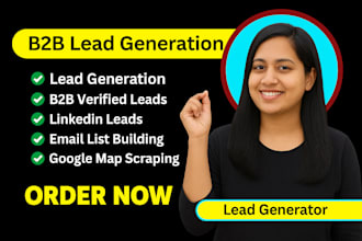 do b2b lead generation and build verified email lists