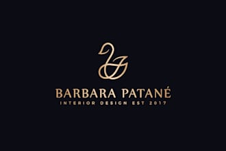 design a minimalist monoline or modern business logo