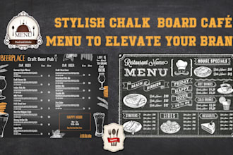 create eye catching chalkboard menu designs that boost café sales