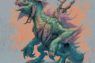 draw fantasy or dnd creatures and monsters