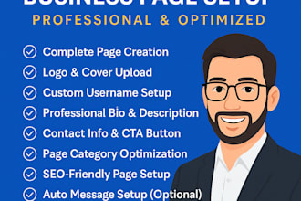 setup and optimize your facebook business page professionally