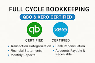 clean up and reconcile in quickbooks and xero