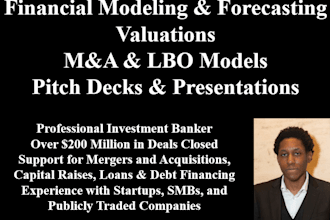 build you a full three statement model in excel professional financial model