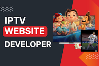 create an iptv website for you with high SEO and secure payment gateway