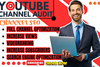 do youtube channel audit video promotion channel SEO optimization channel growth