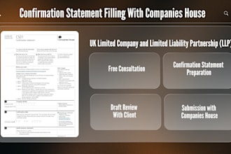 prepare and submit UK company confirmation statement