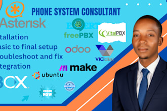 setup and install asterisk vicidial 3cx vitalpbx voip vapi ghl magnus billing