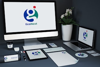 design a logo and branding kit with brand identity