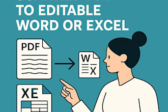 do accurately retype scanned to word or excel