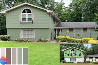 change your house color and modernize exterior