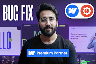 fix webflow bugs and webflow template issues