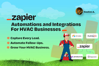automate hvac website lead capture with zapier