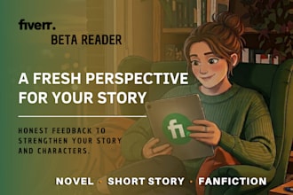 beta read your novel with detailed feedback