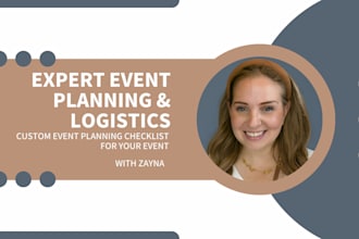 create a custom event planning checklist for your event